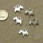 Scottie Dog Charms Lot Of 5