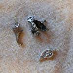 10 Silver Genie Lamp Charms | Magic Oil Lamp Pendants For Jewelry Making