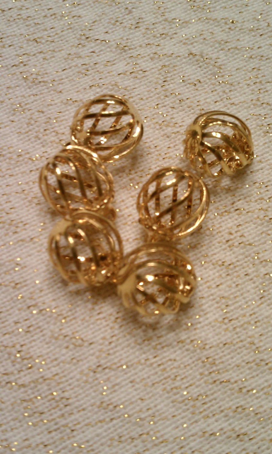 Gold Color Cages Charms